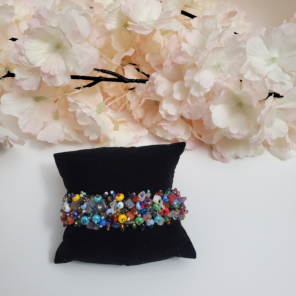 Multicolored Bead & Gemstone